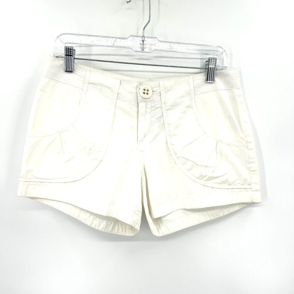 ANTHROPOLOGIE Corey Lynn Calter White Super Lightweight Summer Shorts Size 6